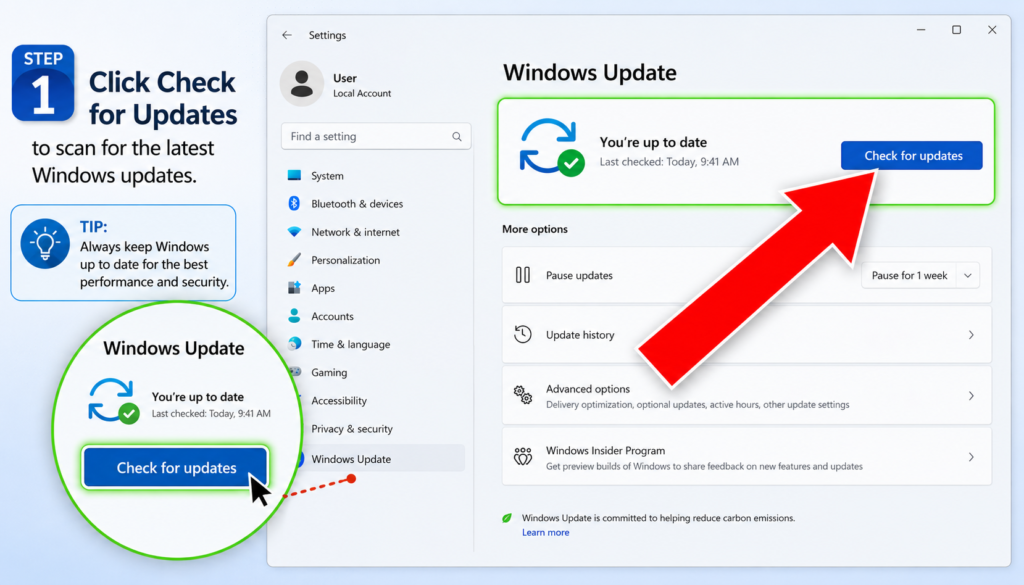 Update Windows Completely